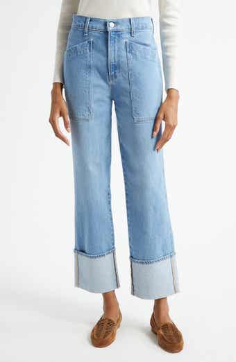 Veronica Beard Dylan Cuffed Cargo Jeans