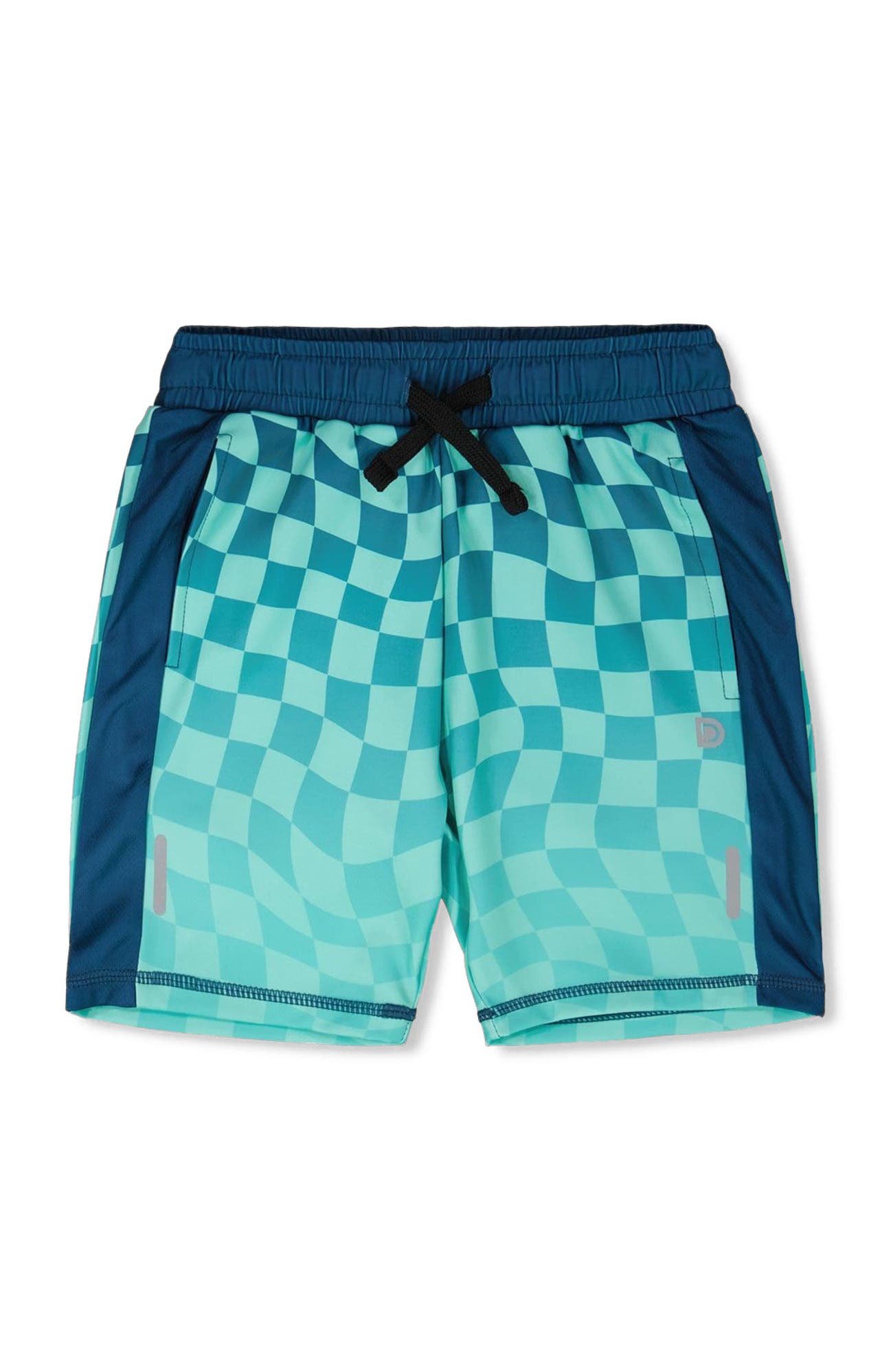 selected Teal Printed Checkerboard