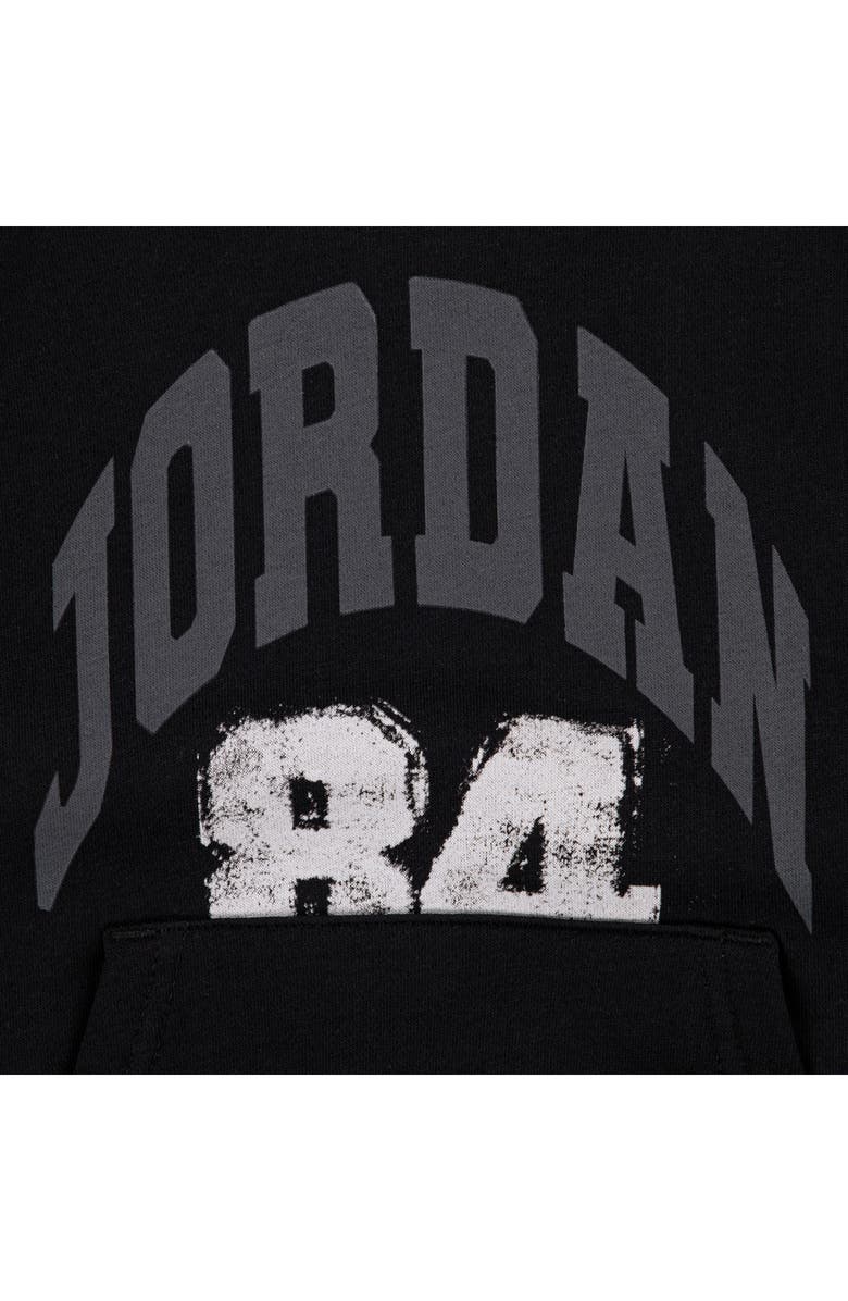 Jordan Kids' MJ MVP Fleece Hoodie & Joggers Set, Alternate, color, Black