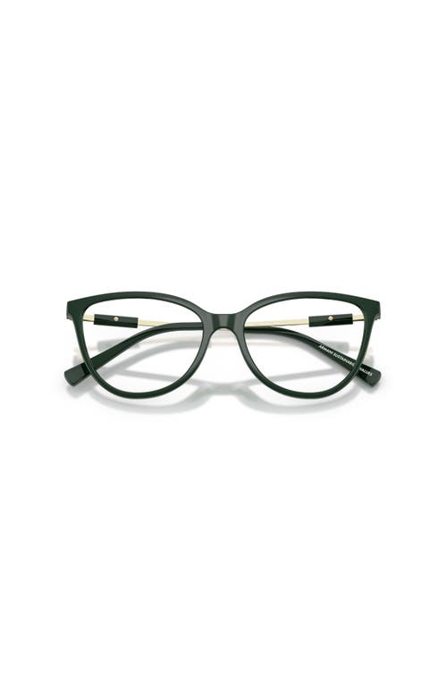 Armani Exchange 54mm Cat Eye Optical Glasses In Black