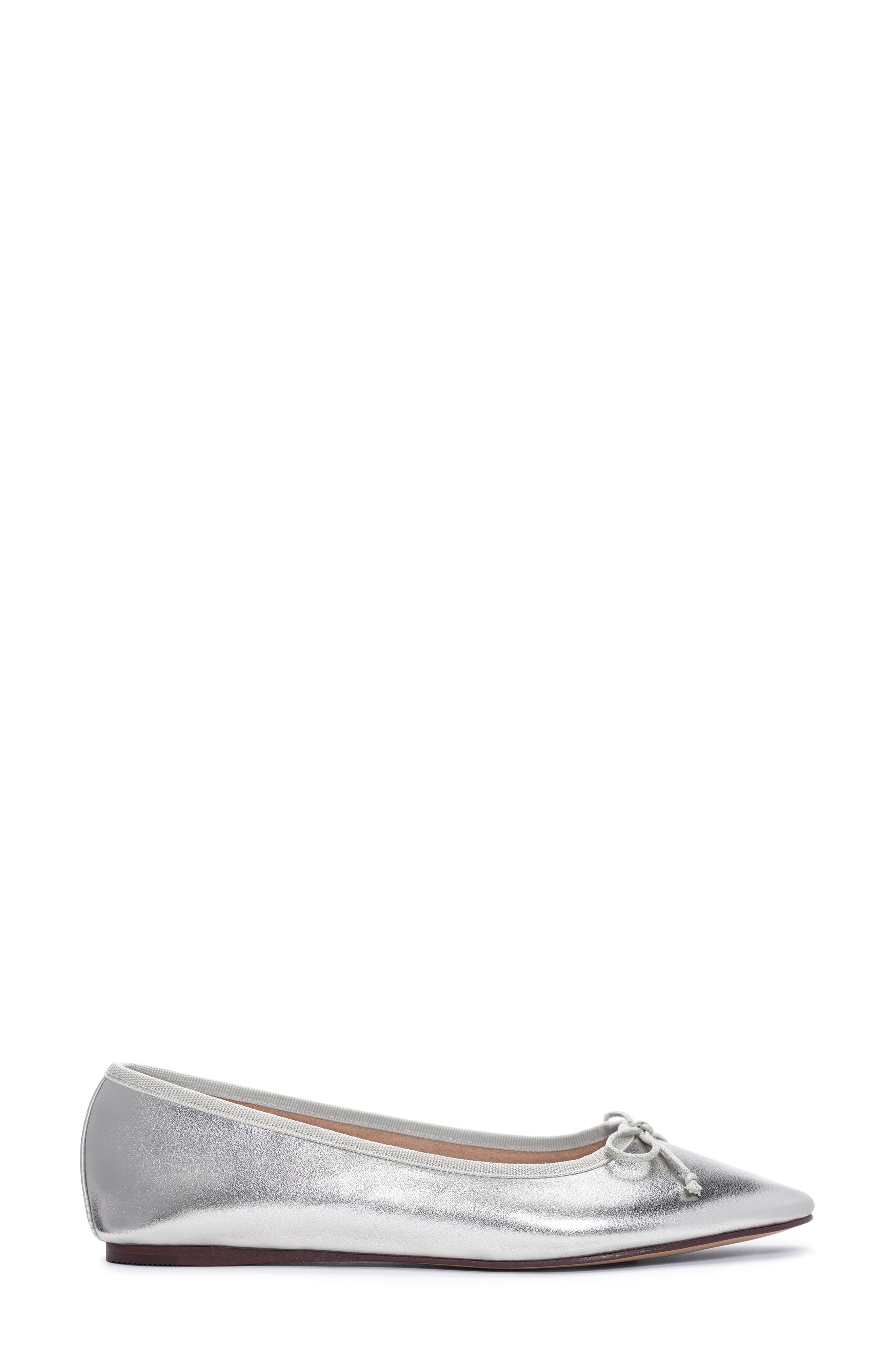 Audrey Ballet Flat, Alternate, color, SILVER