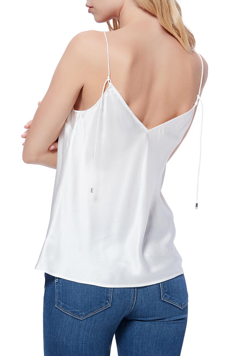 Cicely Silk Camisole, Alternate, color, WHITE