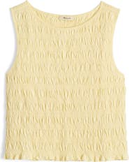 Madewell Smocked Tank Top