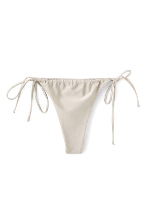 Brazilian Side Tie Bikini Bottoms