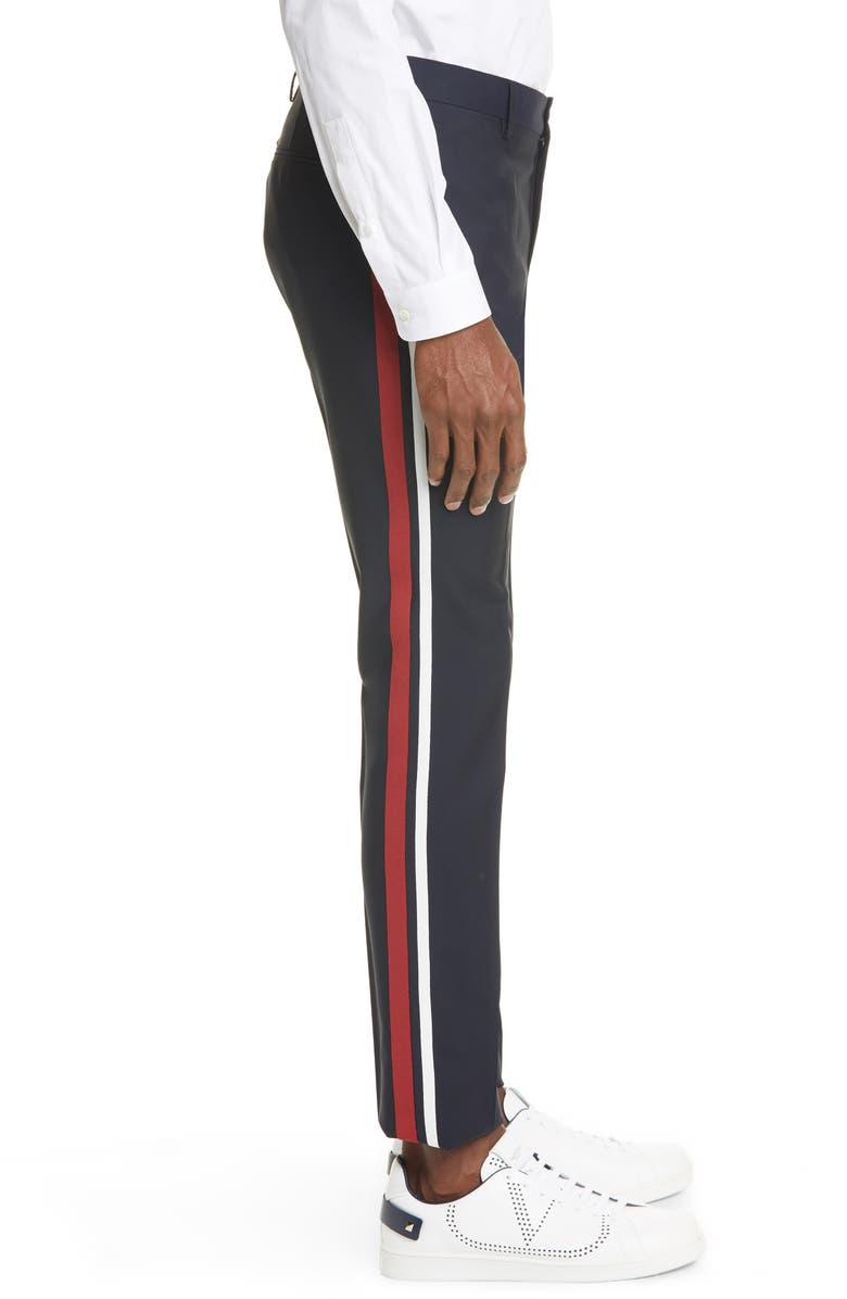 Valentino Track Stripe Pants, Alternate, color, 