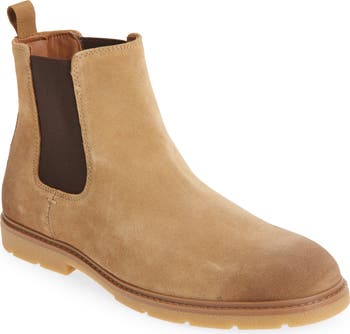 Size 9.5  Nordstrom Lackhart Mini Men\'s Chelsea Suede Ankle Boot in Dark Brown Nordstrom Lockhart Mini Lug Suede Chelsea Boot (Men  main image 3