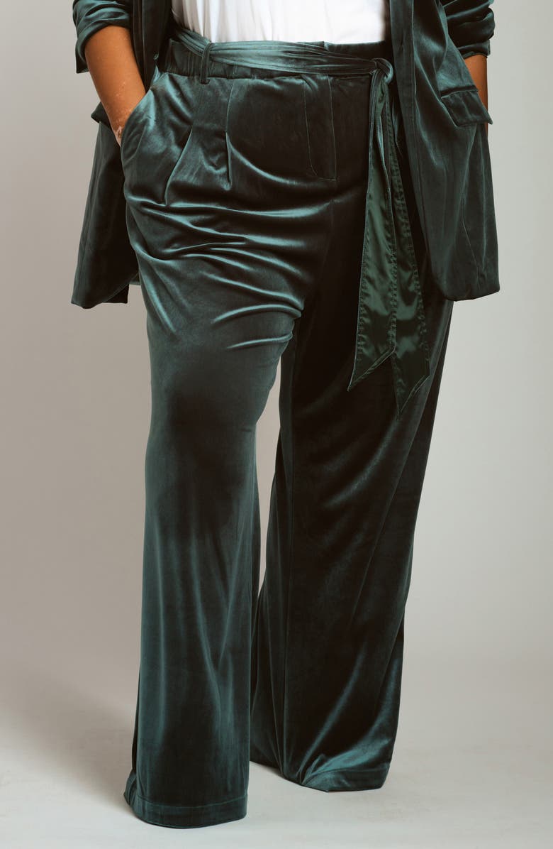 Universal Standard Wide Leg Velvet Pants, Main, color, 
