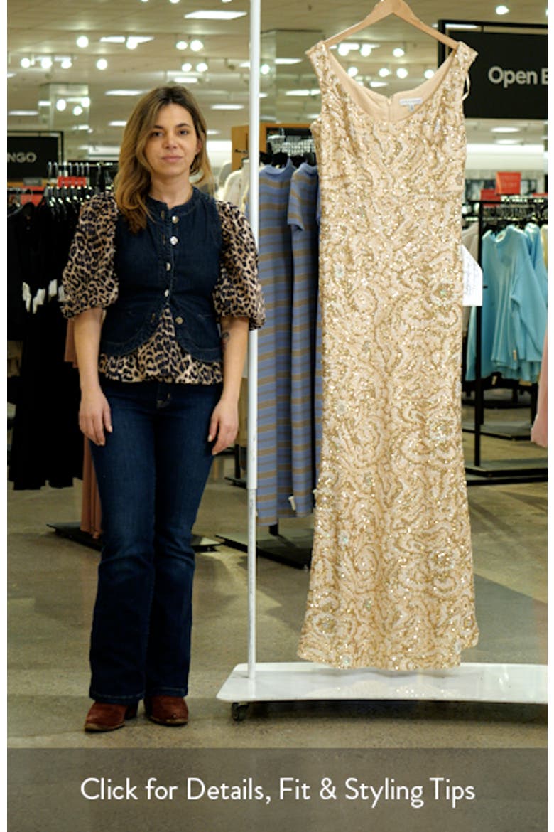 Josie Sequin Floral Mermaid Gown video