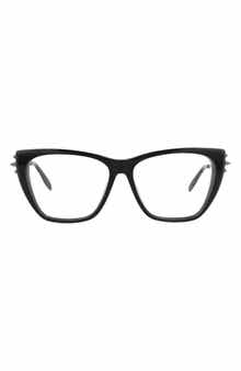McQueen 55mm Cat Eye Optical Glasses