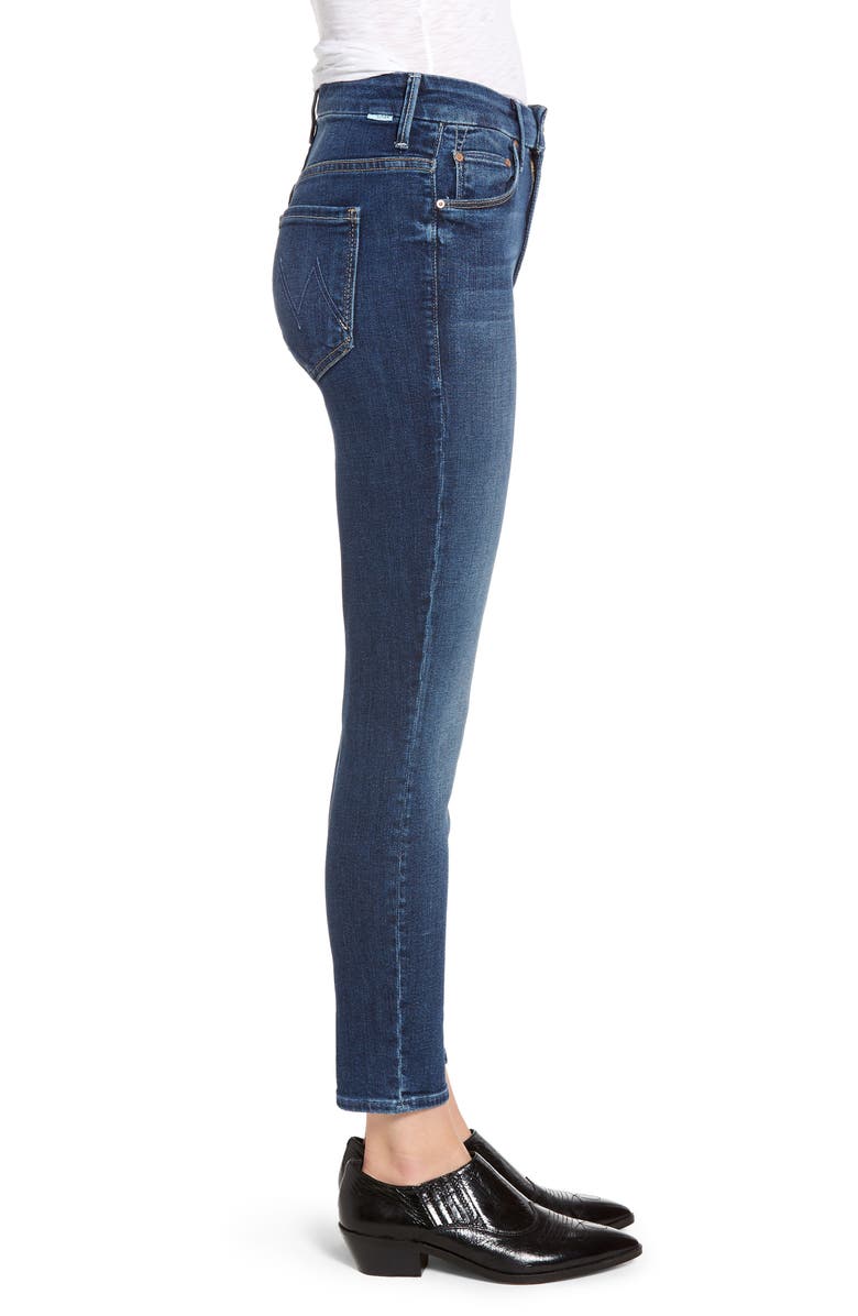 MOTHER The Looker High Waist Crop Jeans, Alternate, color, 
