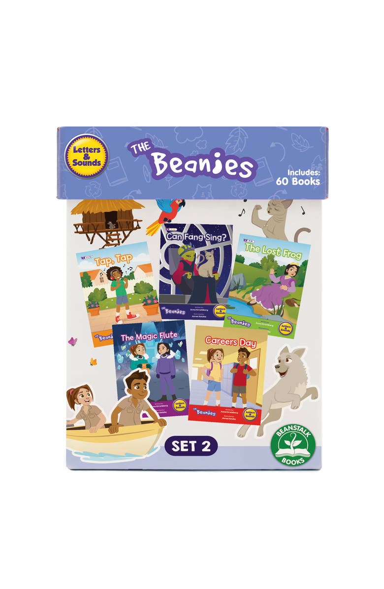 Beanstalk Books The Beanies Hilo Diversity Decodable Boxed Set 2 W/ 60 Books, Alternate, color, Multicolored