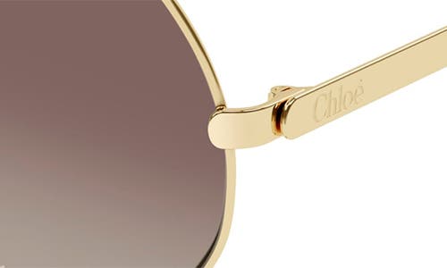 CHLOÉ CHLOÉ 99MM GRADIENT MASK SUNGLASSES