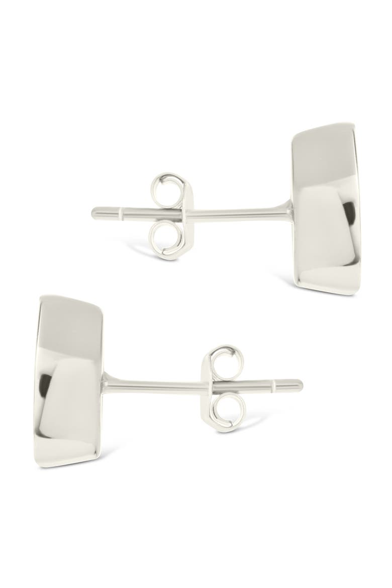 Marquise-Cut Cubic Zirconia Stud Earrings, Alternate, color, SILVER