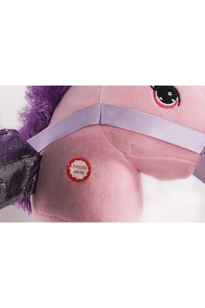 28 Inch Unicorn Stick Horse with Sound Toy, Alternate, color, Multicolored