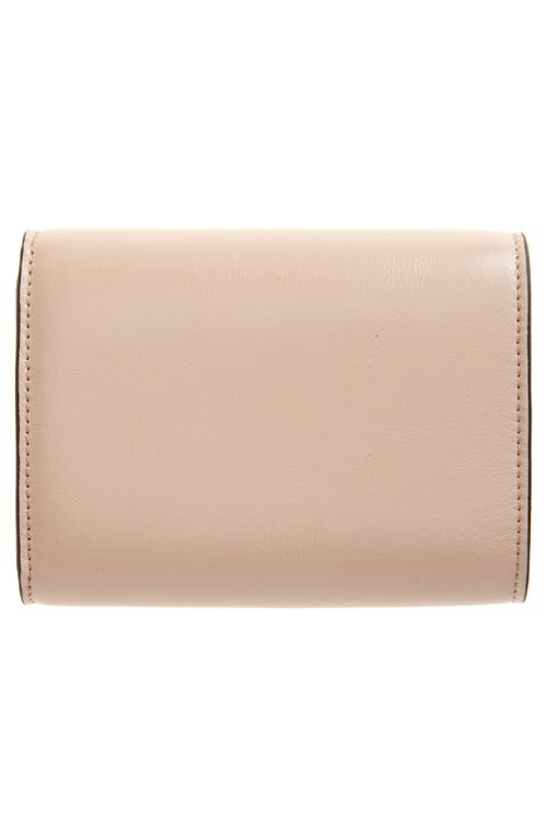 Chloé Iconic Mini Leather Trifold Wallet In Neutral