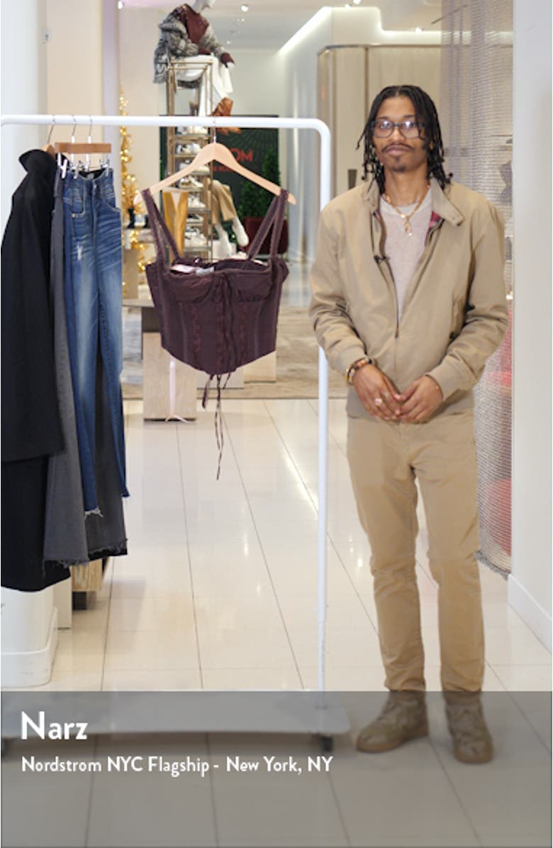 Gini Cotton Blend Corset Top, sales video thumbnail