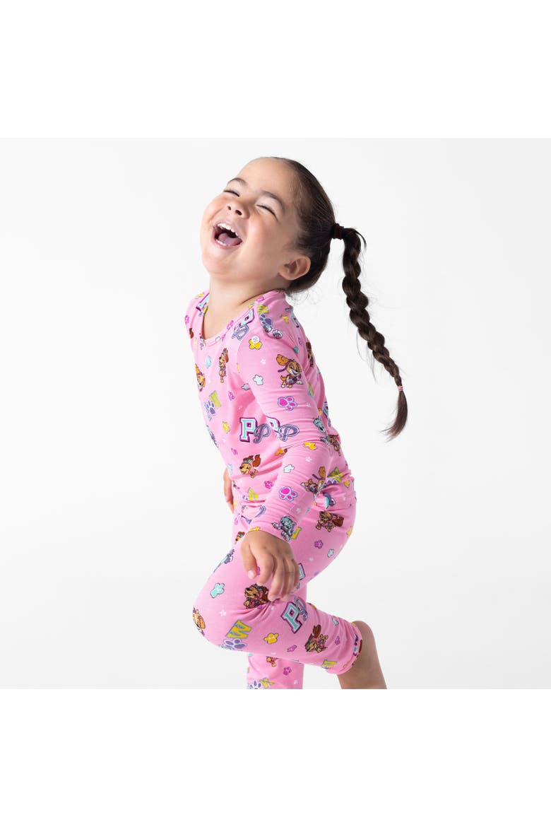 Kids' PAW Patrol Varsity Pink Set of 2 Piece Pajamas, Alternate, color, PAW Patrol: Varsity Pink