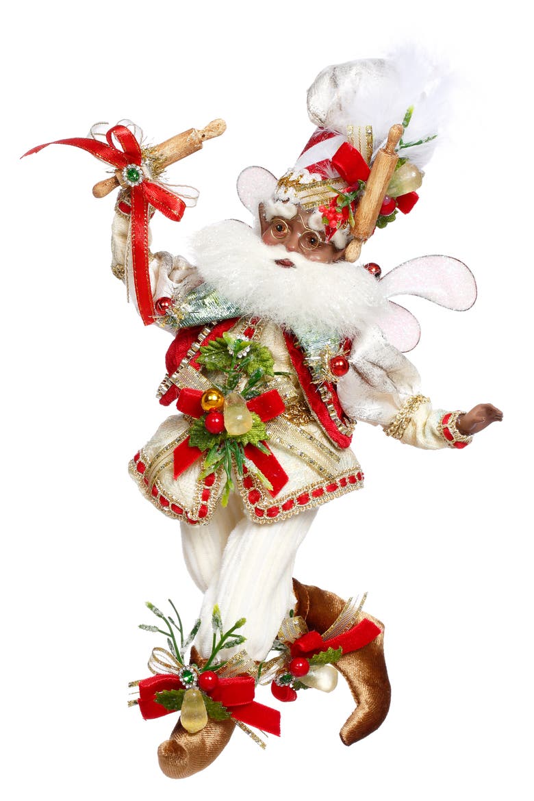 African- American Confectioner  Fairy, Small, Main, color, Bright Red