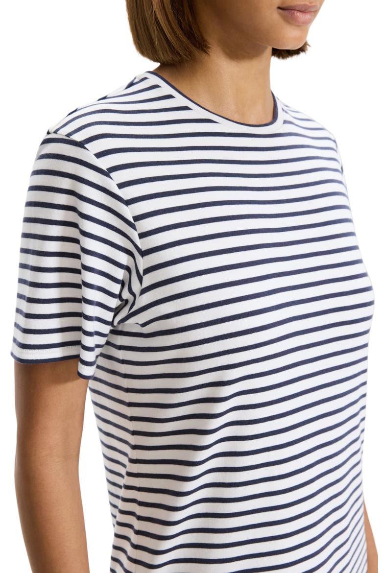Clint Stripe Cotton T-Shirt Dress, Alternate, color, NAVY MULTI