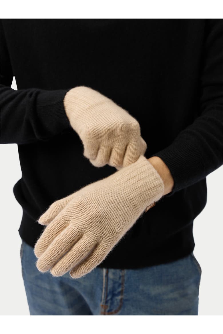 Essential Knit Cashmere Gloves, Alternate, color, beige
