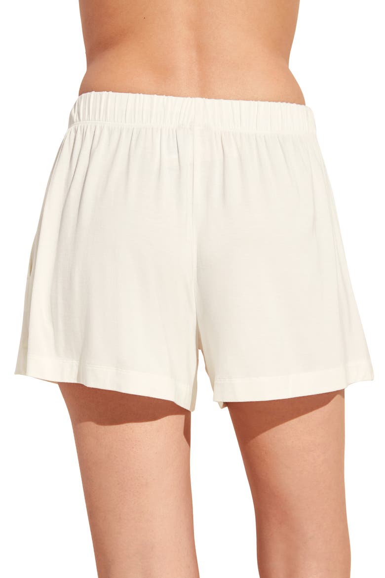 Gisele Stretch Modal Pajama Shorts, Alternate, color, IVORY