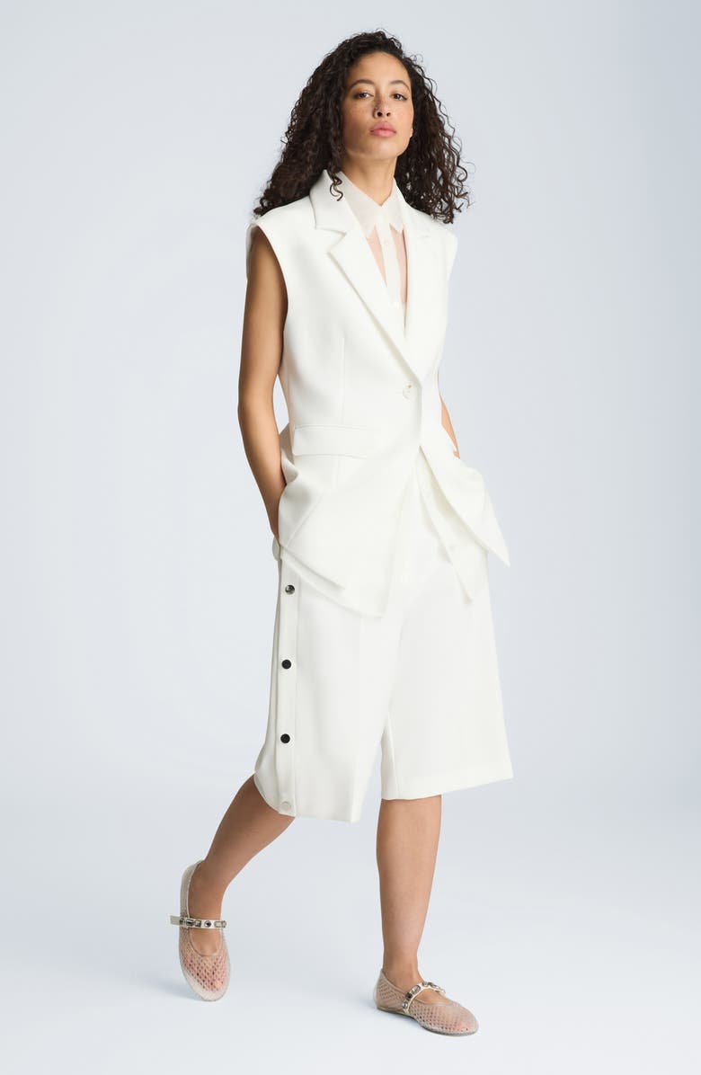 Kenneth Cole Layered Vest, Alternate, color, Pure White