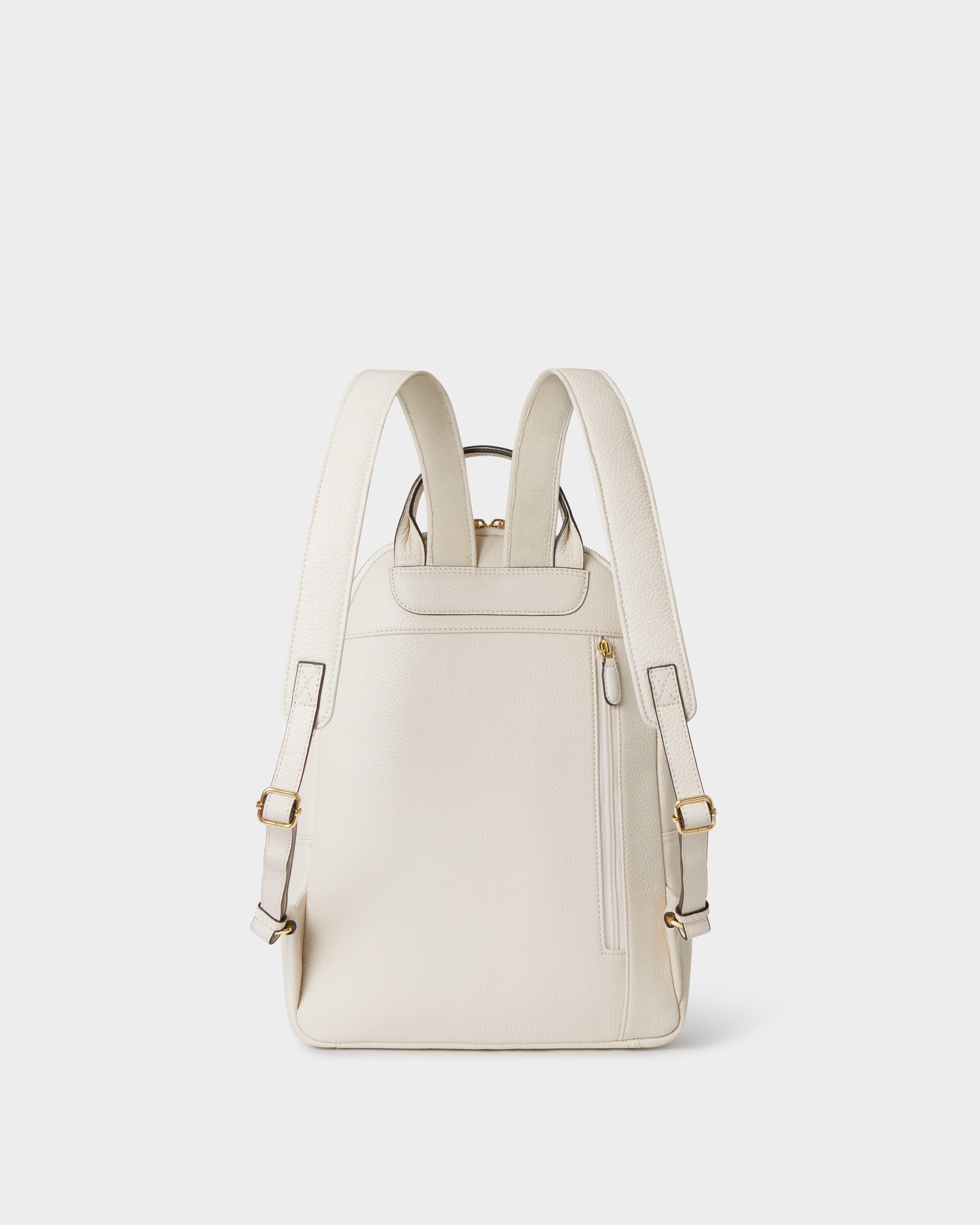 Osprey London The Adaline Leather Backpack, Alternate, color, Dove