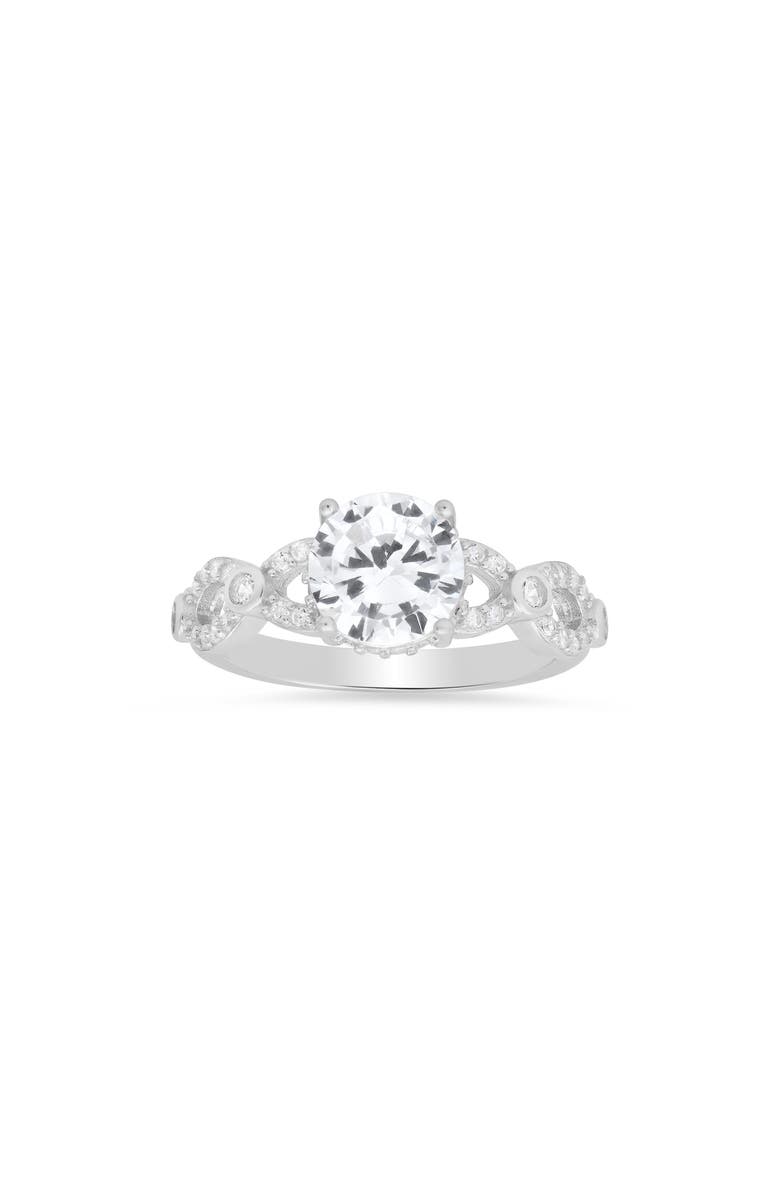 Queen Jewels Sterling Silver Cubic Zirconia Ring, Main, color, 