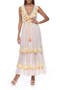 Ruffle Sleeveless Cotton Maxi Dress