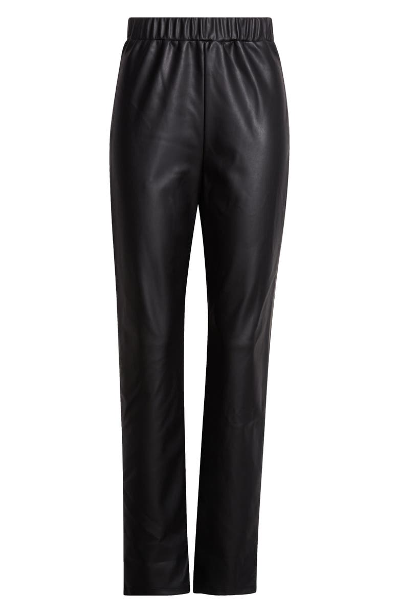 MM by Max Mara Echo Faux Leather Pants, Alternate, color,