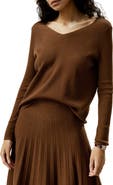 Lilysilk Women's V-neck Ultra-fine Merino Wool Sweater