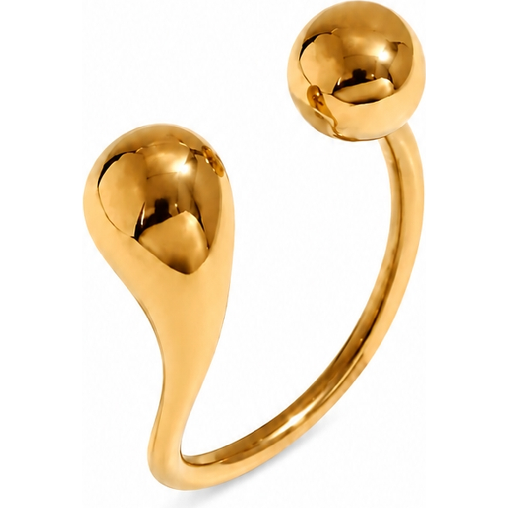 Kellery Amour Stud Earrings In Gold