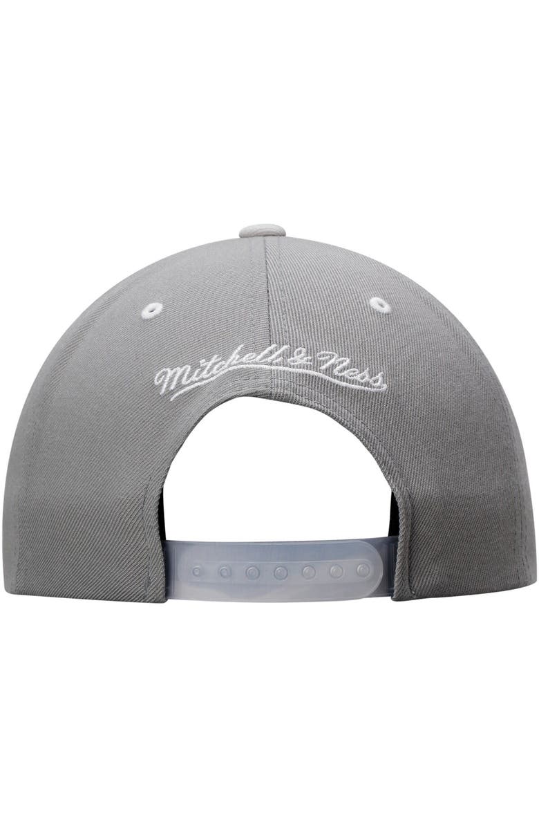 Mitchell & Ness Men's Mitchell & Ness White Houston Rockets Current Logo White Wall Snapback Adjustable Hat, Alternate, color,