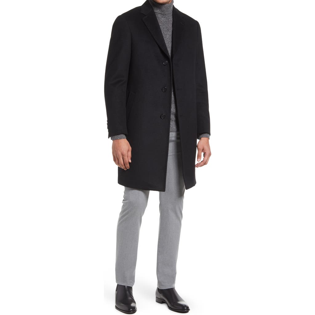 Cardinal of Canada Pierre Cashmere Coat in Black  product