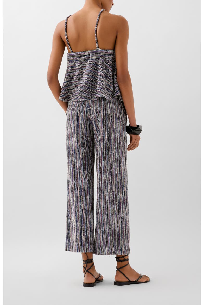Knitty Rustic Pant, Alternate, color, Ecru-Blue