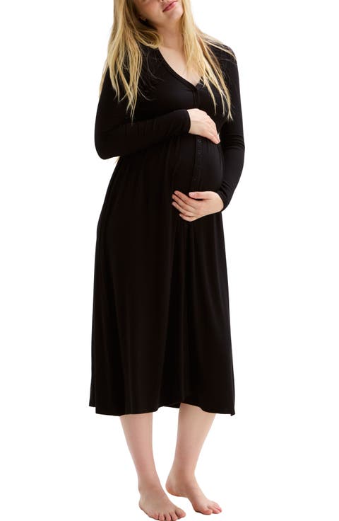 The Softest Rib Nursing Dress
