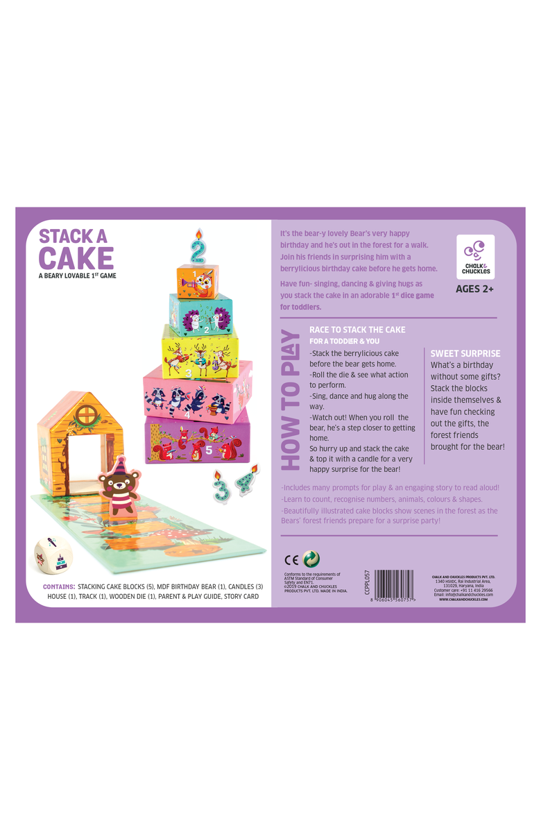 Chalk & Chuckles Stack a cake, Alternate, color, NO COLOR