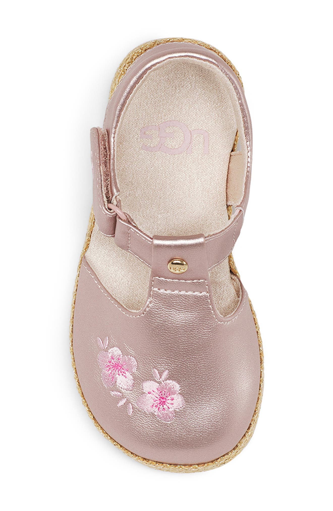 Emmery Sandal, Alternate, color, ROSE GOLD METALLIC