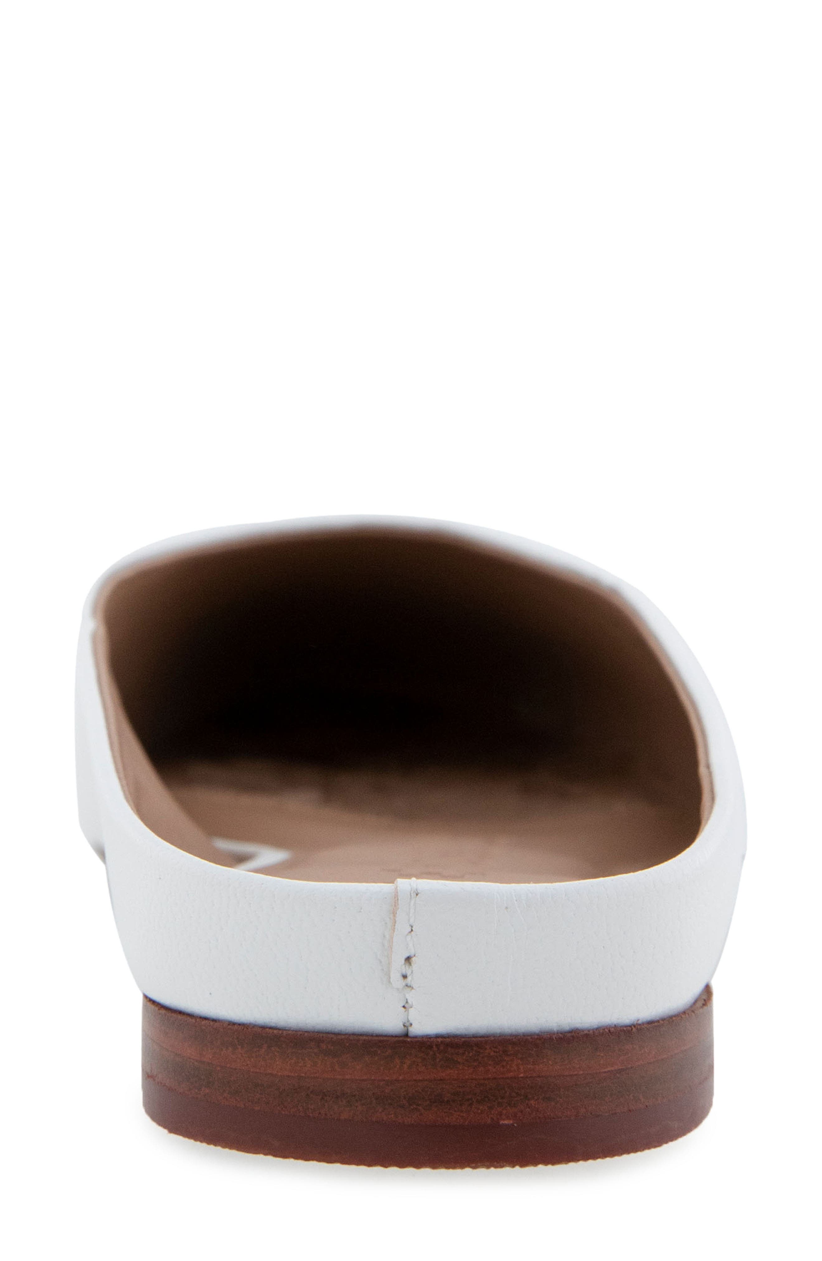 Aerosoles Amara Mule, Alternate, color, Bright White Shiny Leather