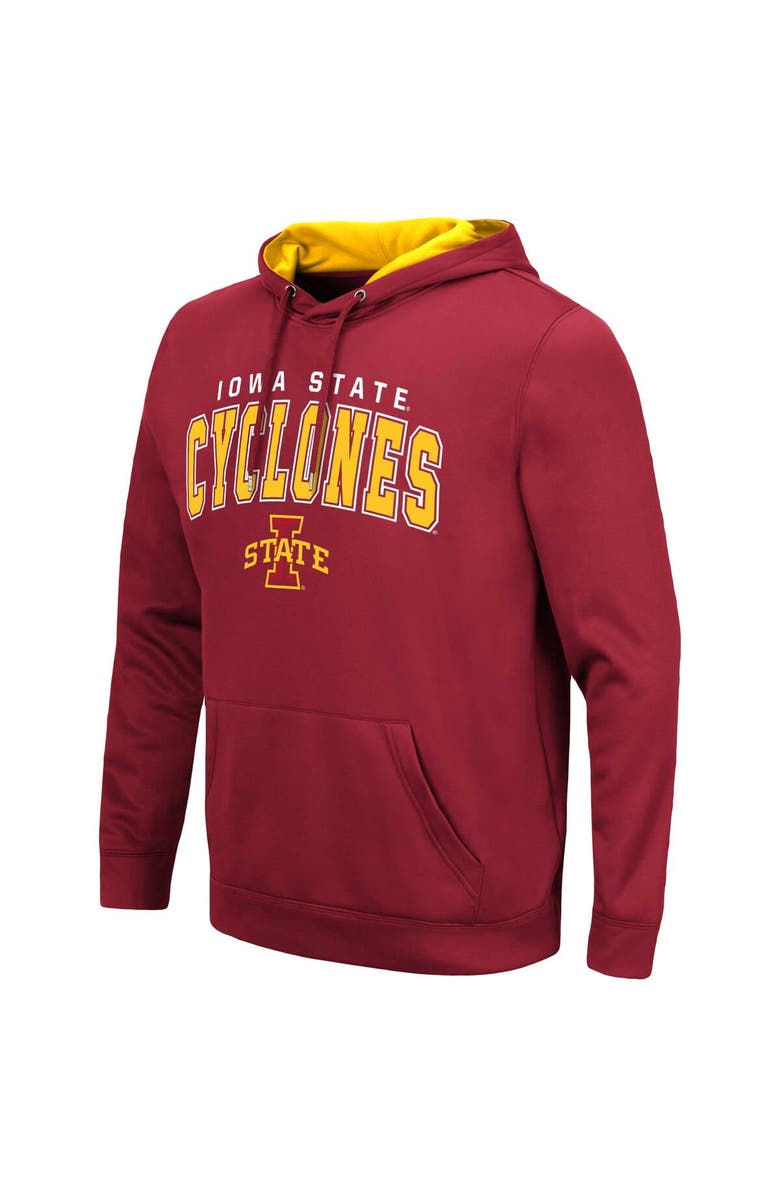 COLOSSEUM Men's Colosseum Cardinal Iowa State Cyclones Resistance Pullover Hoodie, Alternate, color, Cardinal