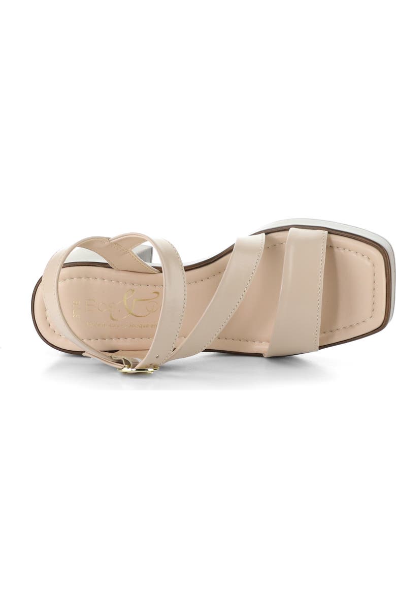 Bos. & Co. Veda Ankle Strap Platform Sandal, Alternate, color, Beige