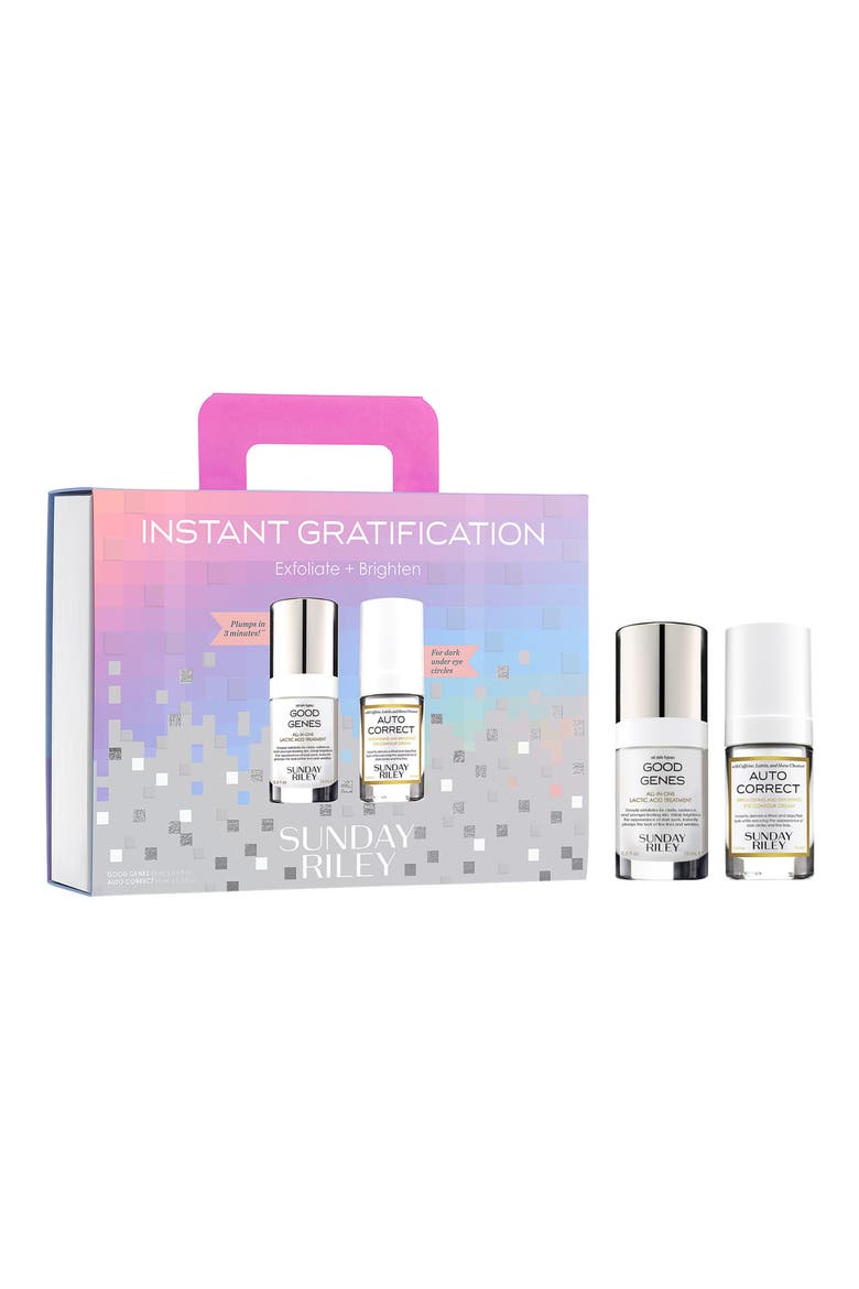 Instant Gratification Exfoliate & Brighten Gift Set (Limited Edition) $115 Value, Main, color, NO COLOR