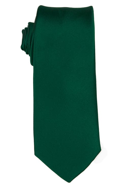 Men's Solid Satin Tie