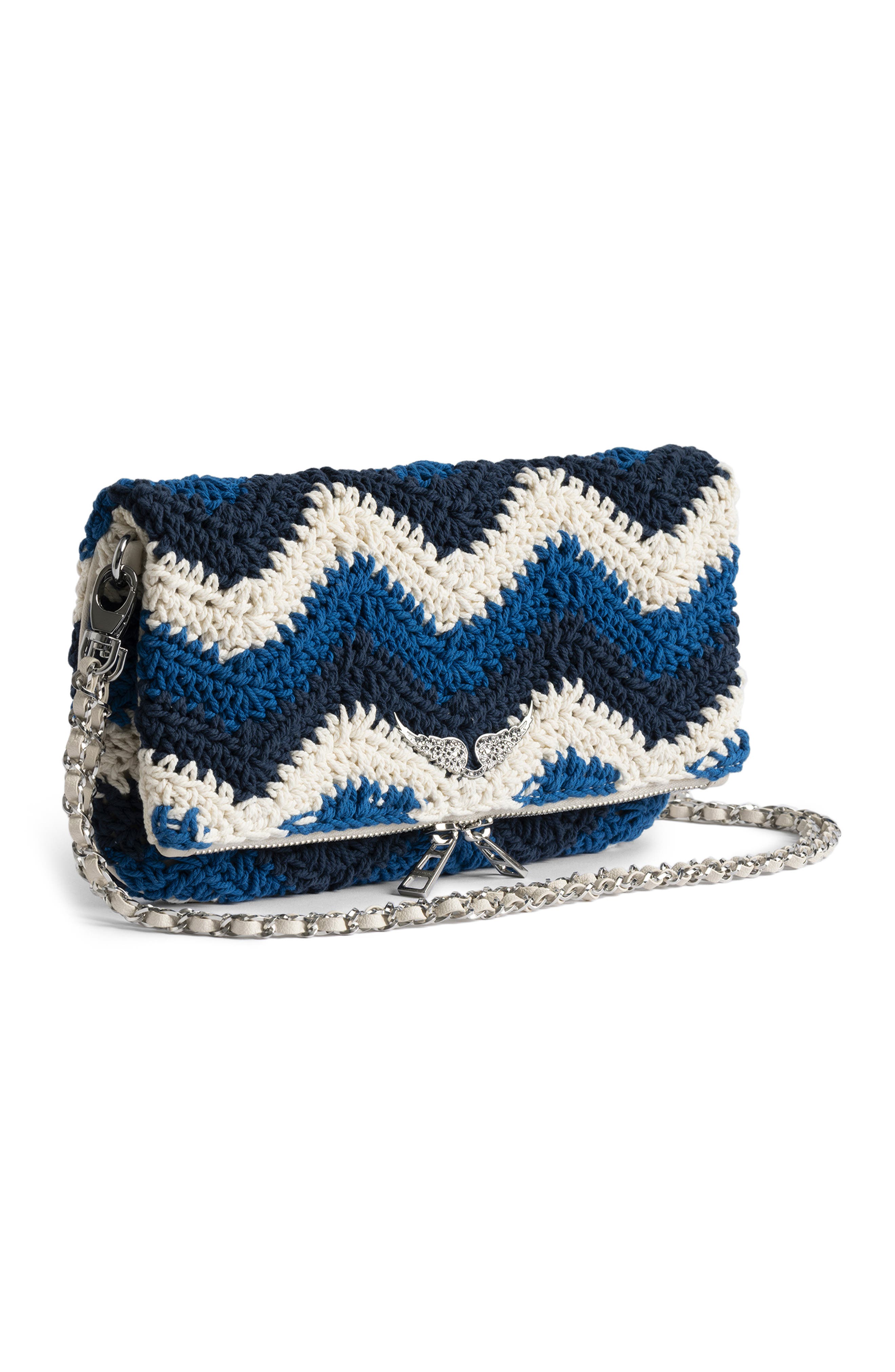 Rock Macramé Crossbody Bag, Alternate, color, TANDEM