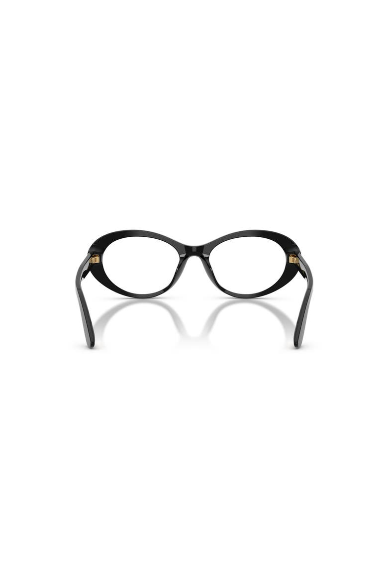 53mm Oval optical glasses, Alternate, color, Black