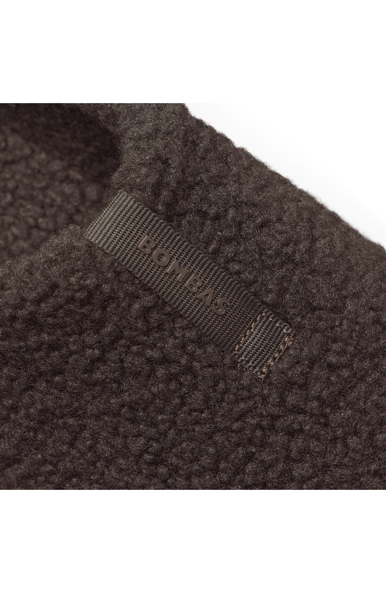 Bombas Sunday Faux Fur Slipper, Alternate, color, Dark Espresso