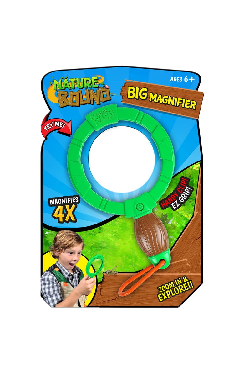 Nature Bound Big Magnifier, 4X Insect Lens with Clip, Main, color, Multicolored