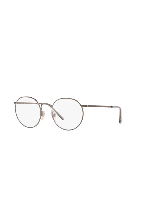Lenscrafters 49mm Phantos Optical Glasses In Metallic