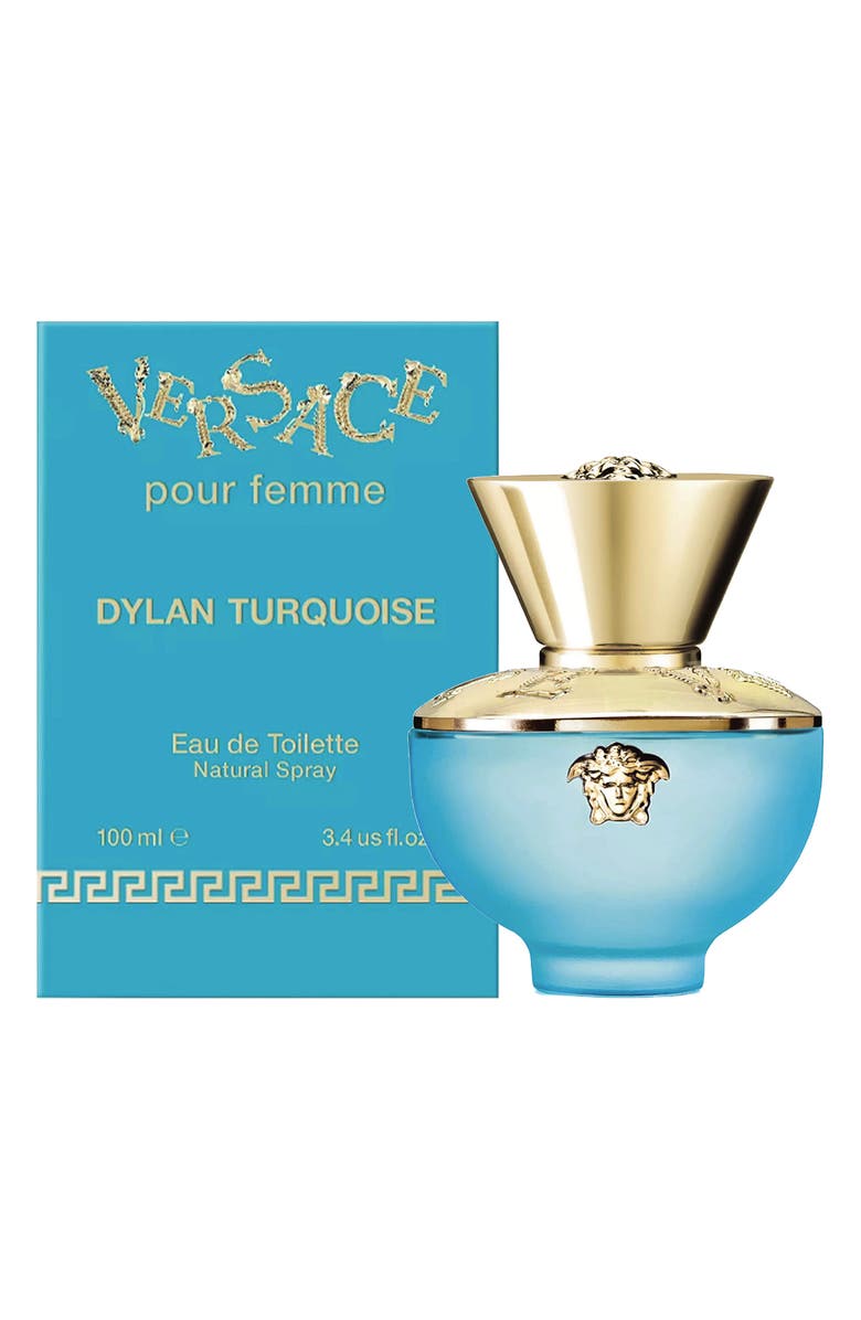 Versace Dylan Turquoise Pour Femme Eau de Toilette - 3.4 oz., Alternate, color, 