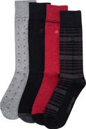 Calvin Klein Assorted 4-Pack Dress Socks